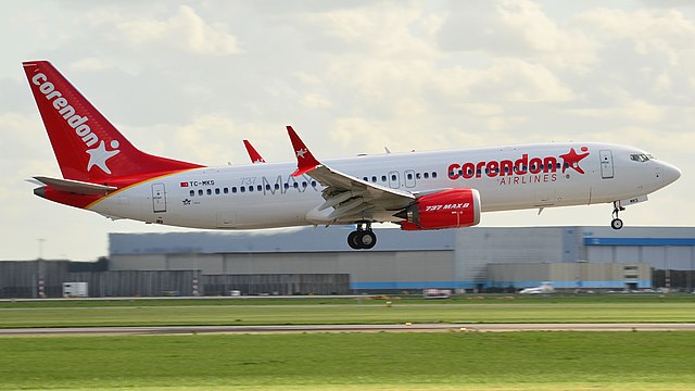 Samolot Corendon Airlines. Bagaż podręczny w tych liniach jest duży i należy do moich ulubionych 